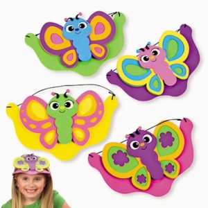RTD-2016 : Foam Butterfly Visor Party Favor at Zoo Animal Party . com