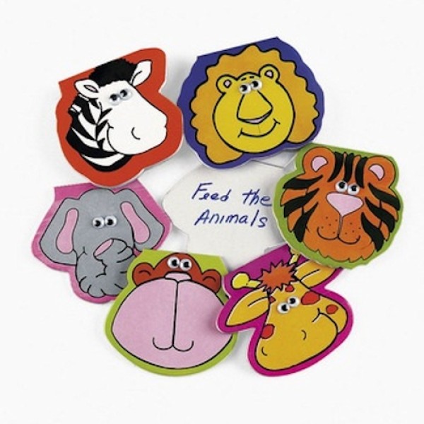 Zoo Animal Notepads with Wiggle Eyes Zoo Animal Notepads with Wiggle Eyes