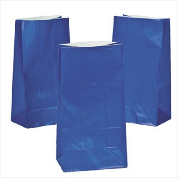 Royal Blue Paper Treat Bags Royal Blue Paper Treat Bags
