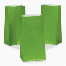Green Paper Treat Bags