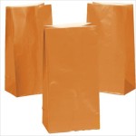 Orange Paper Treat Bags
