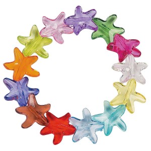 RTD-3433 : Colorful Starfish Stretchy Bracelet at Zoo Animal Party . com