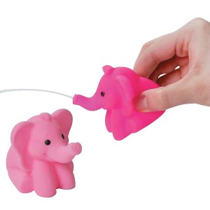 RTD-3561 : Pink Rubber Elephant Squirt at Zoo Animal Party . com