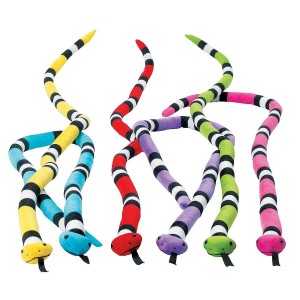 RTD-3637 : Plush Colorful 5 Foot Snake at Zoo Animal Party . com