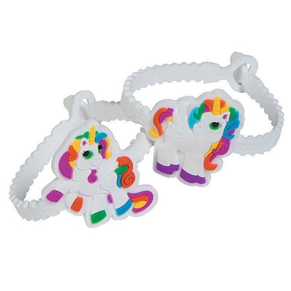 Unicorn Rubber Bracelets Unicorn Rubber Bracelets