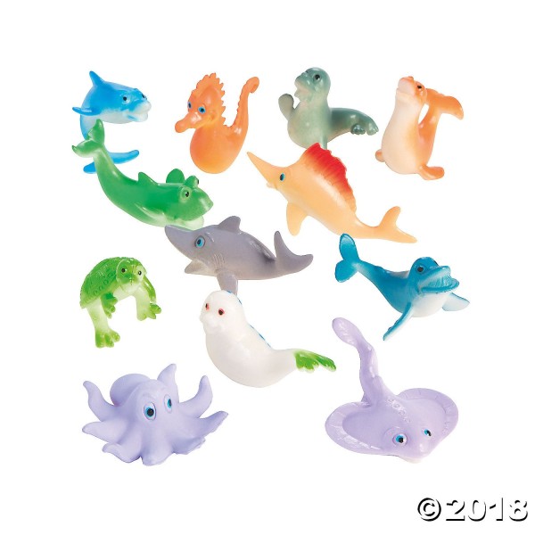 Cute Happy Plastic Ocean Figure Sea Creatures Cute Happy Plastic Ocean Figure Sea Creatures