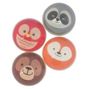 RTD-4514 : Assorted Rubber Woodland Creature Bouncy Ball at Zoo Animal Party . com