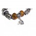 RTD-4021 : Safari Jungle Theme Necklace Bracelet Earring Set w/ Elephant Charm at Zoo Animal Party . com